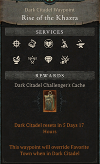 Diablo 4 Dark Citadel Challenger Cache